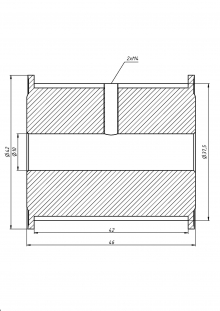 Шкив 40T-3M-40AF 10mm